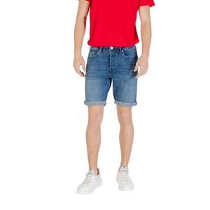 Replay Blue Cotton Bermuda Men's Shorts